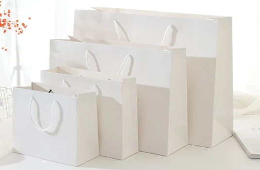 White Kraft Paper Gift Bags: A Chic and Modern Twist