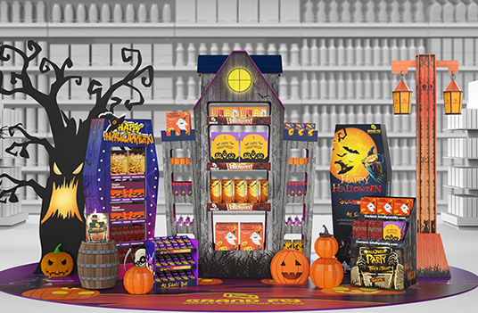 Spirit Halloween Cardboard Displays: Themed Displays for Halloween