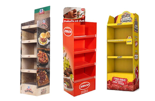 Custom Cardboard Floor Displays: Maximize Your Product Exposure