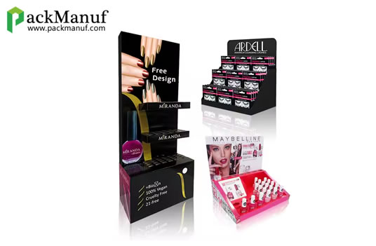 Customized Cardboard Display Stand for Cosmetic Products