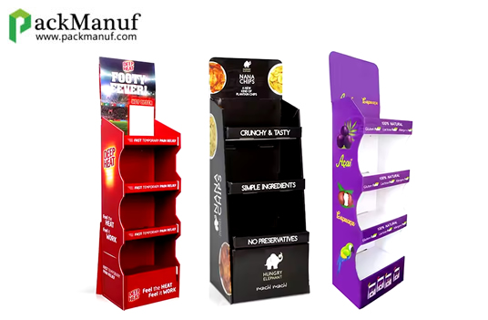 Custom Logo Retail Store Paper Display Racks