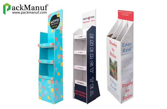 Custom Professional Design: Creative Advertisement Corrugated Drinks Cardboard Display Stand